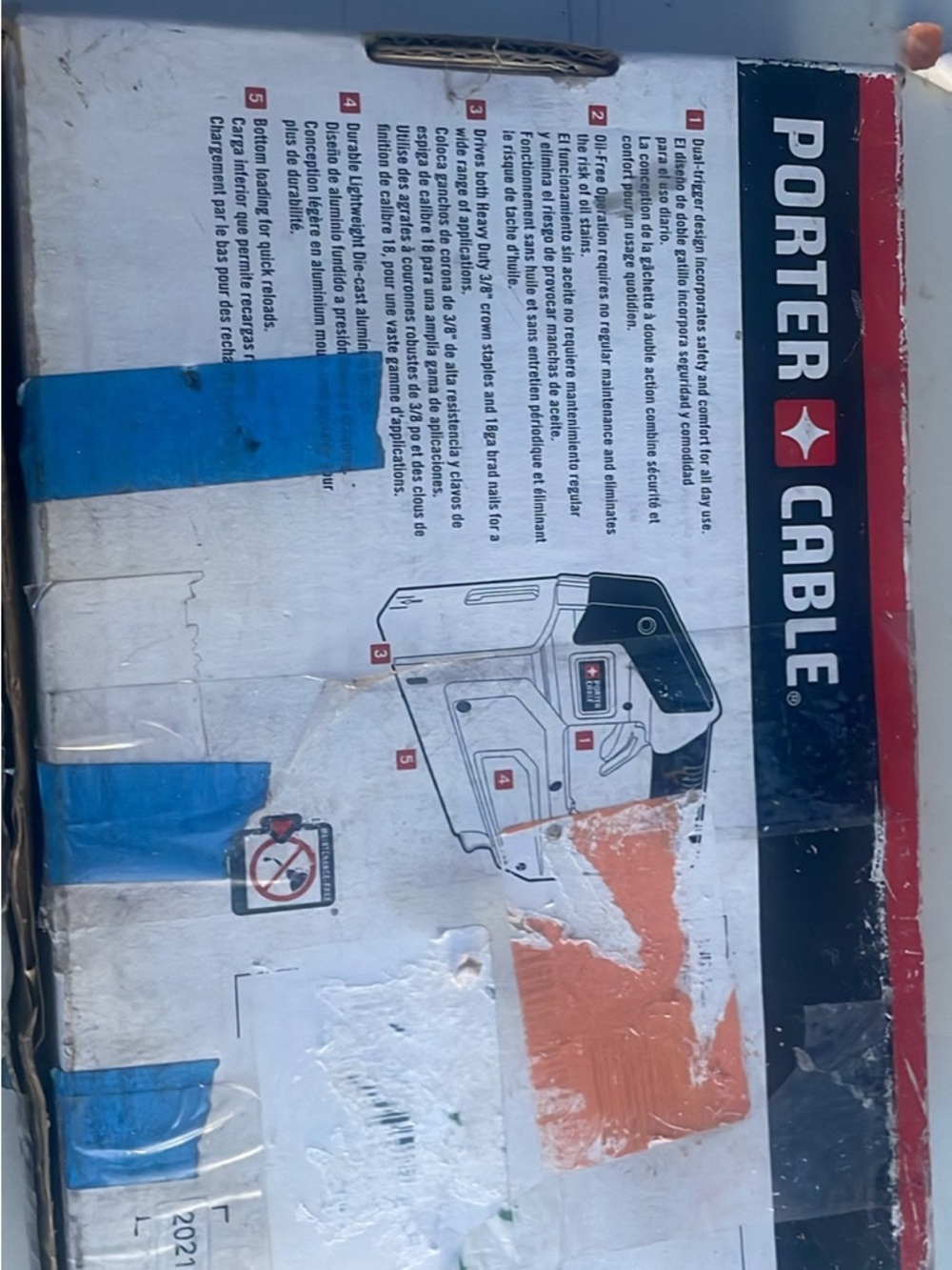 Porter Cable Stapler - Picture 3 of 9